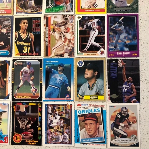 66 Sports Cards George Brett Scottie Pippen Jonathan Taylor Ripken Canseco Kerr - Picture 5 of 7